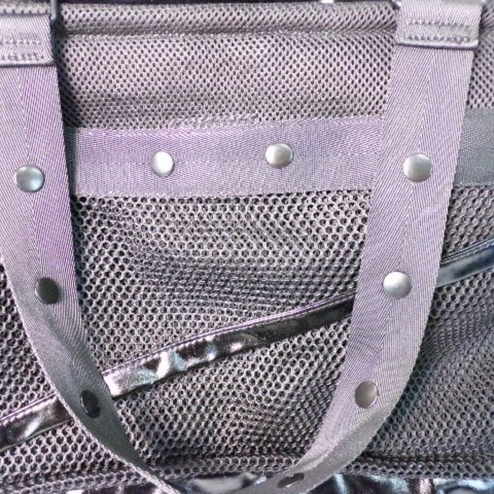 Go Dash Dot Tote Draw String Multi Pockets 19" - image 2